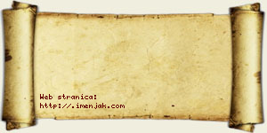 Jana Stojadinović vizit kartica